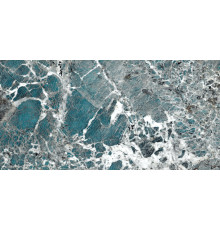 Керамогранит LCM 60120ARV13HG Amazon River 60x120 бирюзовый суперполированный под мрамор