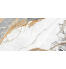 Керамогранит LCM 60120MAX15P Matrix Gray 60x120 белый / серый полированный под мрамор