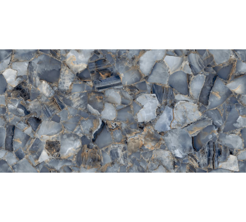 Керамогранит LCM 60120SPA13HG Sapphire Agate 60x120 синий суперполированный под агат