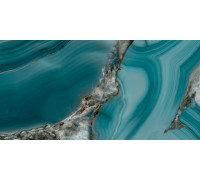 Керамогранит LCM 60120WOW16HG Wow Aquamarine 60x120 бирюзовый суперполированный под оникс
