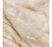 Керамогранит LCM 6060ORO11P Onyx Royal Latte 60x60 бежевый полированный под камень