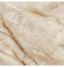 Керамогранит LCM 6060ORO11P Onyx Royal Latte 60x60 бежевый полированный под камень