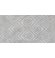 Декоративная плитка New Trend DW36LMM25 Lims Dark Rhomb 30x60 серая глянцевая под мрамор / геометрия