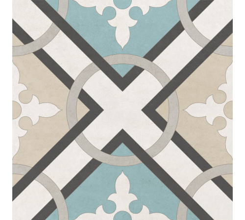 Керамогранит New Trend GP2020DGA15 Design Art Melody 20x20 микс матовый с орнаментом