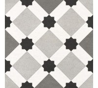 Керамогранит New Trend GP2020DNN05 Design Art Emilio 20x20 микс матовый с орнаментом