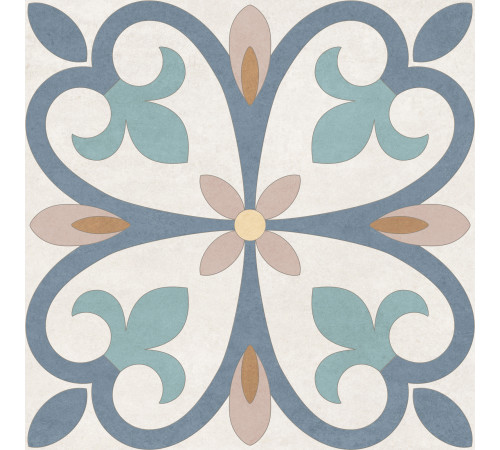 Керамогранит New Trend GP2020DSA02 Design Art Dawn 20x20 микс матовый с орнаментом