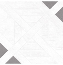 Керамогранит New Trend GP6CEF00 Creta 41x41 белая / серая матовая геометрия
