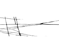 Настенная плитка New Trend WT11CHR00 Chicago White Rock 60x20 черно-белая глянцевая полосы