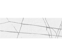 Настенная плитка New Trend WT11CHS00 Chicago White Stone 60x20 белая / серая матовая полосы
