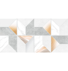 Настенная плитка New Trend WT36BLU55 Blues Color 30x60 серо-бежевая глянцевая под камень / мозаику