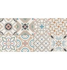 Настенная плитка New Trend WT36DST18 Design Art Mix 2 30x60 микс матовая с орнаментом / пэчворк