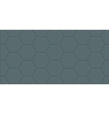 Настенная плитка New Trend WT36EDW23 Edelweiss Hexagon Blue 30x60 синяя глянцевая моноколор / под мозаику
