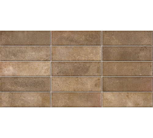 Плитка настенная Elbrus Brick Marron WT36ELR31 300x600x9 Матовая
