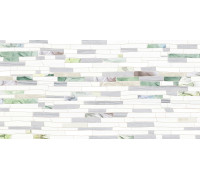 Настенная плитка New Trend WT9GEM55 Gemstone 50x24.9 белая / зеленая / серая матовая под камень / под мозаику