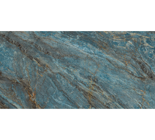 Beam Turquoise Керамогранит бирюзовый 60х120 лаппатированный шайн