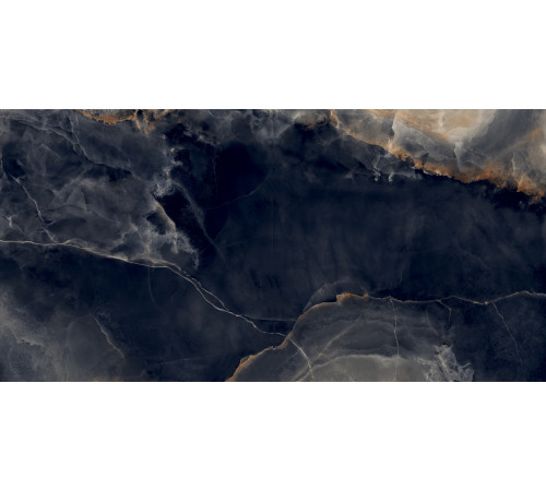 Interstellar Black Керамогранит чёрный 80х160 полированный