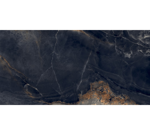 Interstellar Black Керамогранит чёрный 80х160 полированный