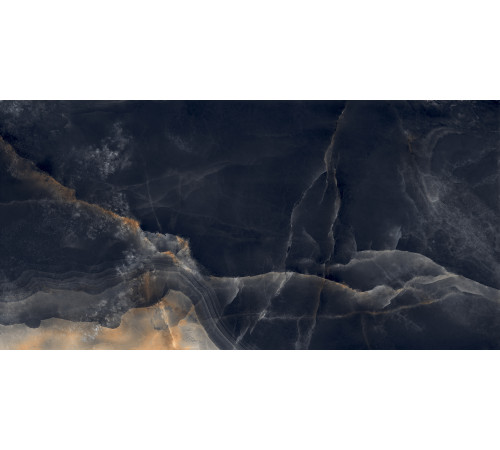 Interstellar Black Керамогранит чёрный 80х160 полированный