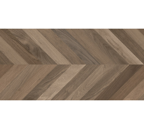 Wood Latina Brown Chevron M Керамогранит коричневый 60х120 матовый карвинг