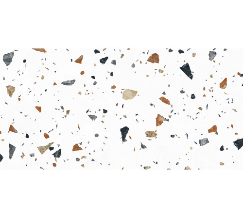 Terazzo Bianco Керамогранит цветной 60х120 матовый карвинг