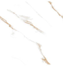 Calacatta Sharp Gold Керамогранит белый 60х60 Полированный