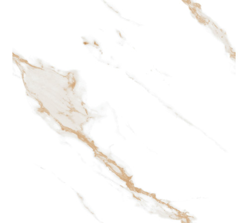 Calacatta Sharp Gold Керамогранит белый 60х60 Полированный