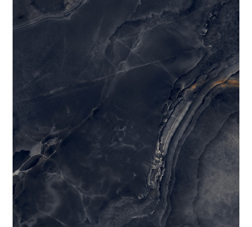 Interstellar Black Керамогранит чёрный 80х80 полированный