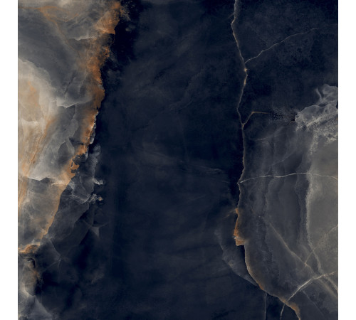 Interstellar Black Керамогранит чёрный 80х80 полированный