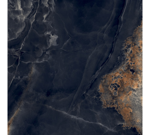 Interstellar Black Керамогранит чёрный 80х80 полированный