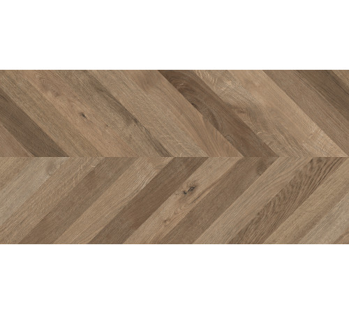 Wood Lux Walnut Chevron M Керамогранит коричневый 60х120 матовый карвинг