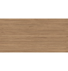 Wood Canarium Almond Stripes Керамогранит тёмно-бежевый 60х120 матовый карвинг