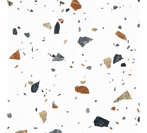 Terazzo Bianco Керамогранит цветной 60х60 матовый карвинг