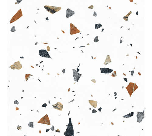 Terazzo Bianco Керамогранит цветной 60х60 матовый карвинг