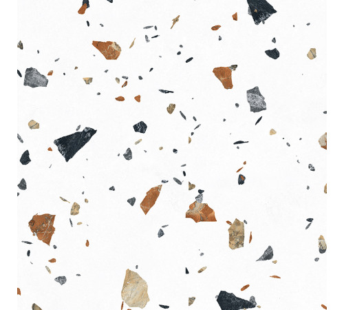 Terazzo Bianco Керамогранит цветной 60х60 матовый карвинг