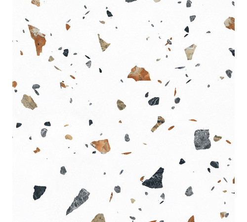 Terazzo Bianco Керамогранит цветной 60х60 матовый карвинг