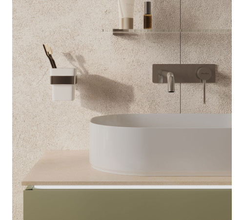 Тумба под раковину Allen Brau Infinity 85 1.21001.CGM олива матовый