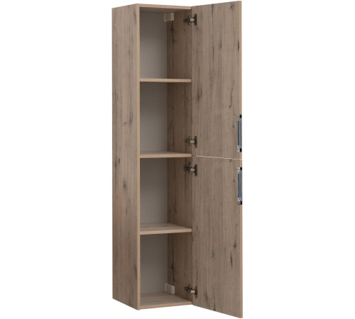 Пенал Aquanet Алвита New 35 дуб веллингтон белый