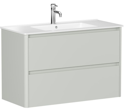 Тумба под раковину Allen Brau Gravity 100 1.370010.PWM папирус матовый