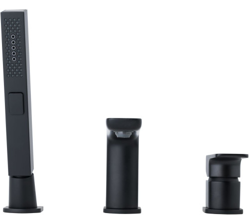 Смеситель на борт ванны Allen Brau Infinity 5.21008-31 (с внутренней частью) черный матовый