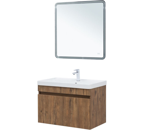 Тумба под раковину Aquanet Оптима 80 дуб рустикальный