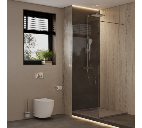 Душевой поддон Allen Brau Infinity 90x90 8.21001-PGM платина