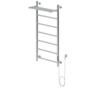 Полотенцесушитель электрический Aquanet Mauro 100х50 Тэн справа , с полкой