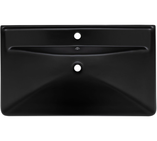 Раковина Aquanet Ирис 80 черная матовая