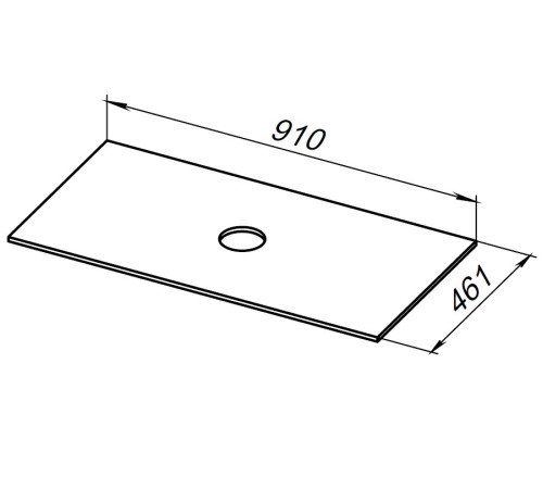 Столешница Allen Brau Reality 80 1.32023.M мрамор