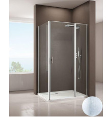 Душевой уголок Allen Brau Priority 90x100 3.31002.BA + 3.31020.BA серебро браш