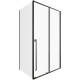 Душевой уголок Allen Brau Fantasy 120x100 3.11006.31 + 3.11014.31 черный матовый