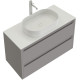 Тумба под раковину Allen Brau Fantasy 120 1.11005.PGM 2.0 платина матовый