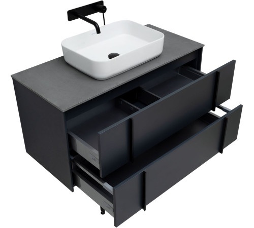 Тумба под раковину Allen Brau Reality 100 1.32007.AM антрацит матовый