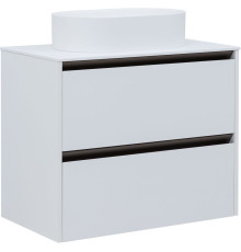 Тумба под раковину Allen Brau Activity 80 1.34012.WM белый матовый/олива браш