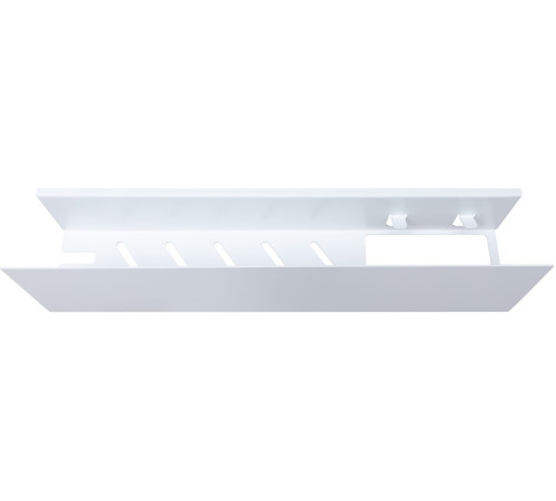 Полка Aquanet Магнум Н 50x12 белая матовая, с крючками